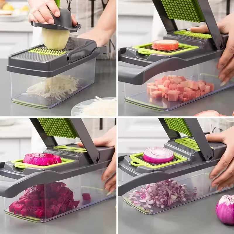 Vegetable Chopper and Container